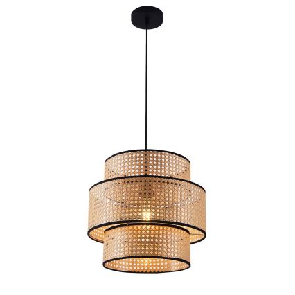 Κρεμαστό φωτιστικό οροφής TAKARA 1xE27/20W/230V διάμετρος 40 cm μπεζ