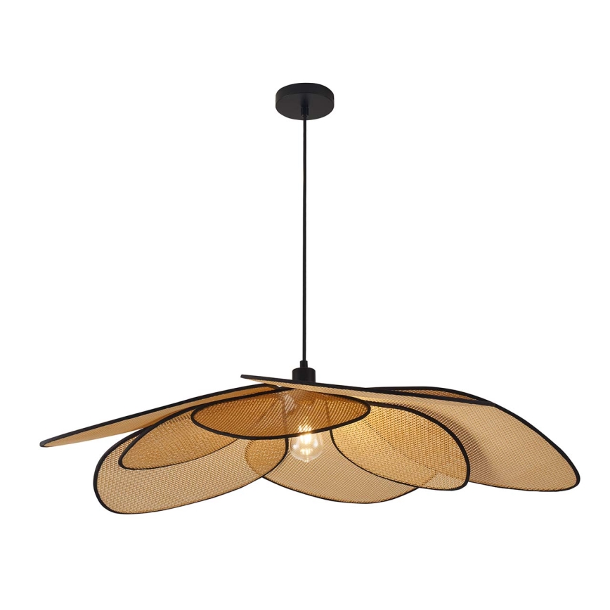 Κρεμαστό φωτιστικό οροφής TOBAGO 1xE27/20W/230V διάμετρος 100 cm μπεζ