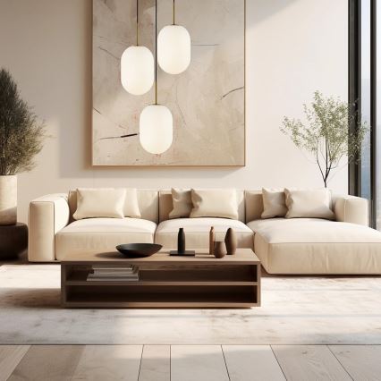 Κρεμαστό φωτιστικό οροφής τρίφωτο ALIAS 3xE14/40W/230V χρυσό