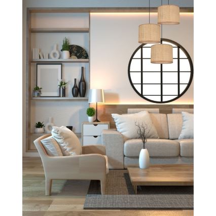 Κρεμαστό φωτιστικό οροφής τρίφωτο IRMA 3xE27/60W/230V διάμετρος 45 cm