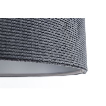 Κρεμαστό φωτιστικό οροφής TWIST 1xE27/60W/230V μαύρο/γκρι/ασημί