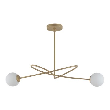 Κρεμαστό φωτιστικό οροφής VELVET 2xG9/12W/230V χρυσό