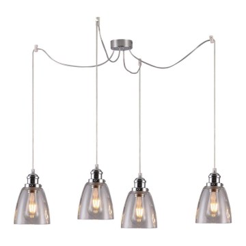 Κρεμαστό φωτιστικό οροφής VOICE 4xE27/40W/230V spider