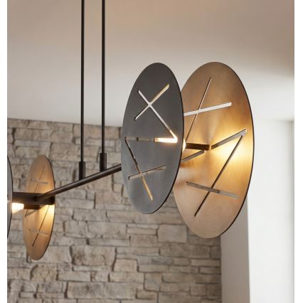 Κρεμαστό φωτιστικό οροφής XOTIC 2xE27/15W/230V μαύρο