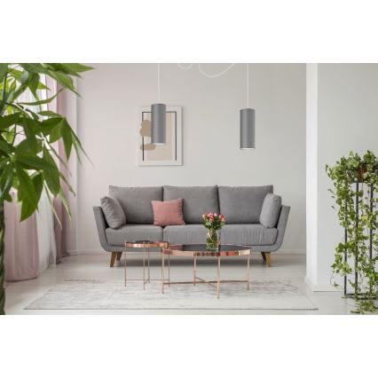 Κρεμαστό φωτιστικό οροφής ZIK 2xE27/40W/230V spider γκρι