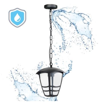 Κρεμαστό φωτιστικό οροφής εξωτερικού χώρου  TEVIO 1xE27/60W/230V IP54 μαύρο