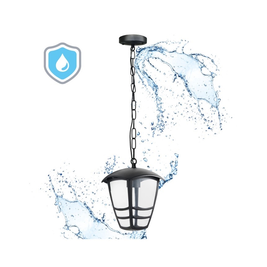 Κρεμαστό φωτιστικό οροφής εξωτερικού χώρου  TEVIO 1xE27/60W/230V IP54 μαύρο