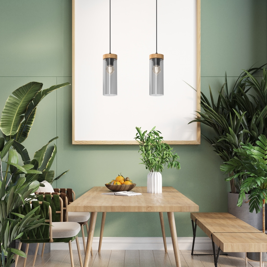 Κρεμαστό φωτιστικό οροφής μονόφωτο ELICA 1xE27/60W/230V