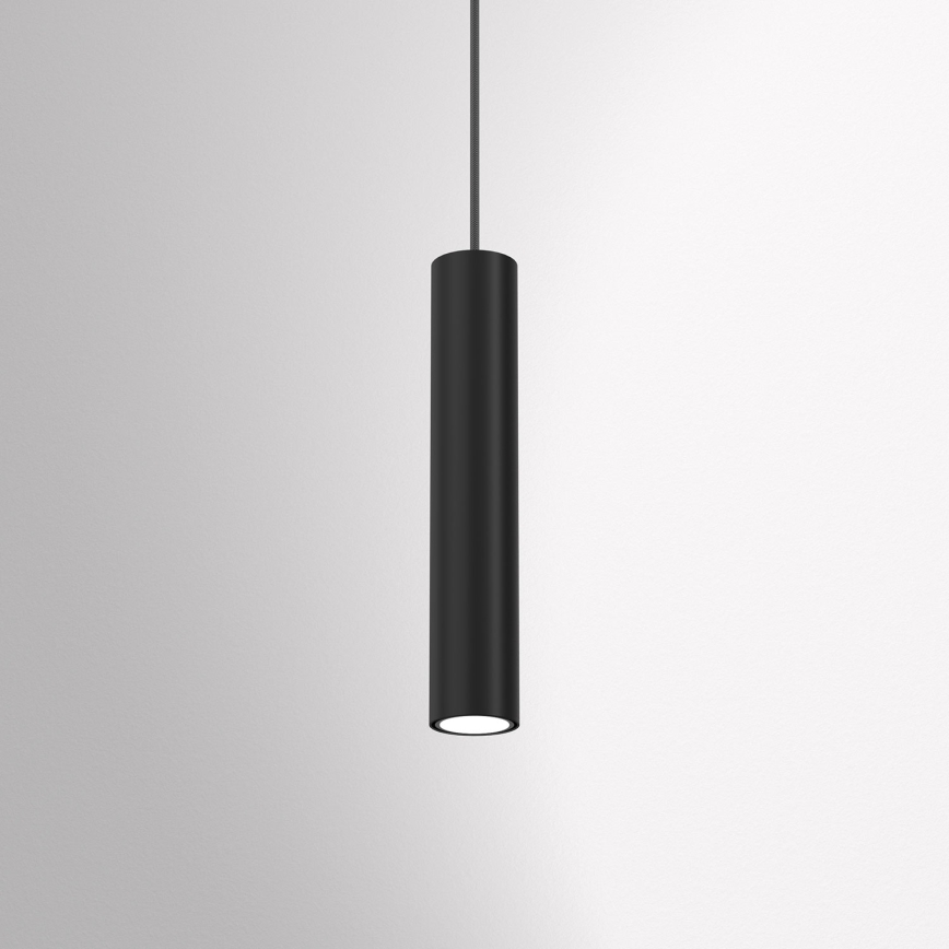 Κρεμαστό φωτιστικό οροφής μονόφωτο RAITO 1xGU10/8W/230V μαύρο