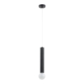 Κρεμαστό φωτιστικό οροφής μονόφωτο TWISTER 1xE27/60W/230V μαύρο