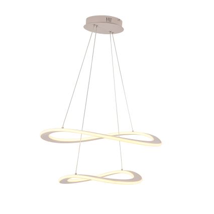 Κρεμαστό LED φωτιστικό σε καλώδιο CASHMERE LED/75W/230V Ø 59,5 εκ., λευκό