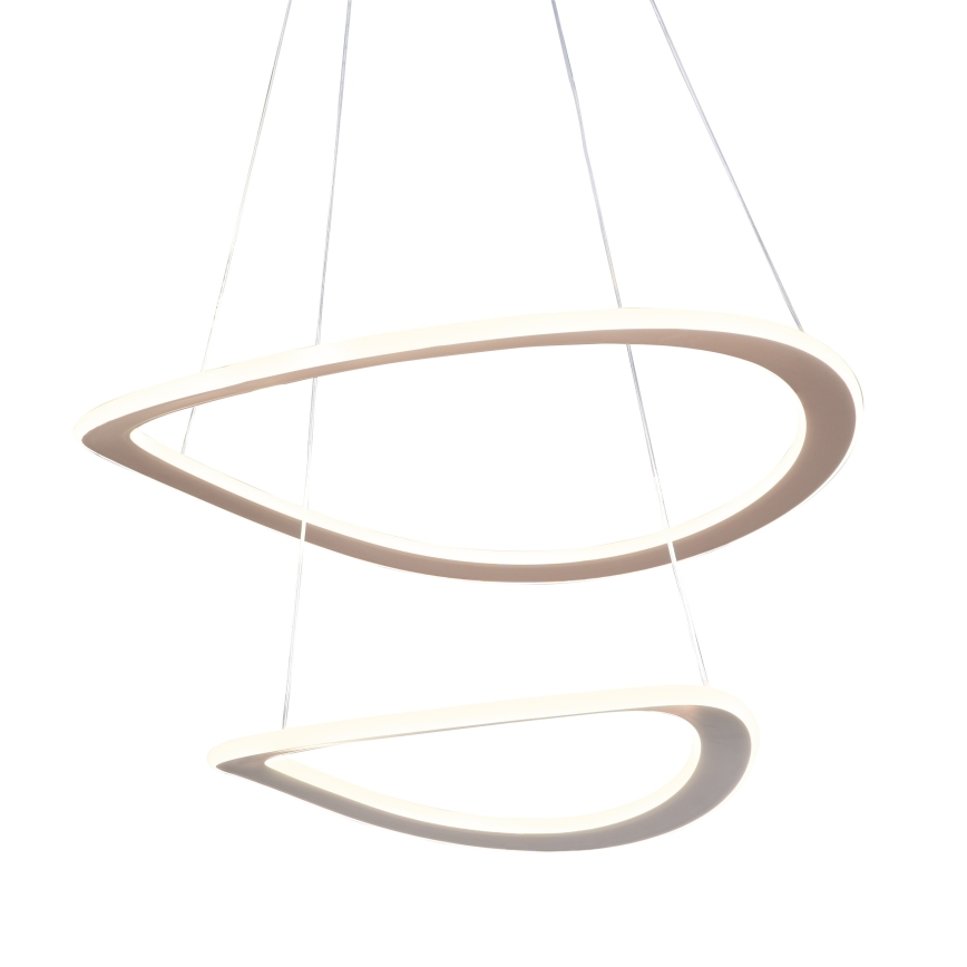Κρεμαστό LED φωτιστικό σε καλώδιο CASHMERE LED/75W/230V Ø 59,5 εκ., λευκό