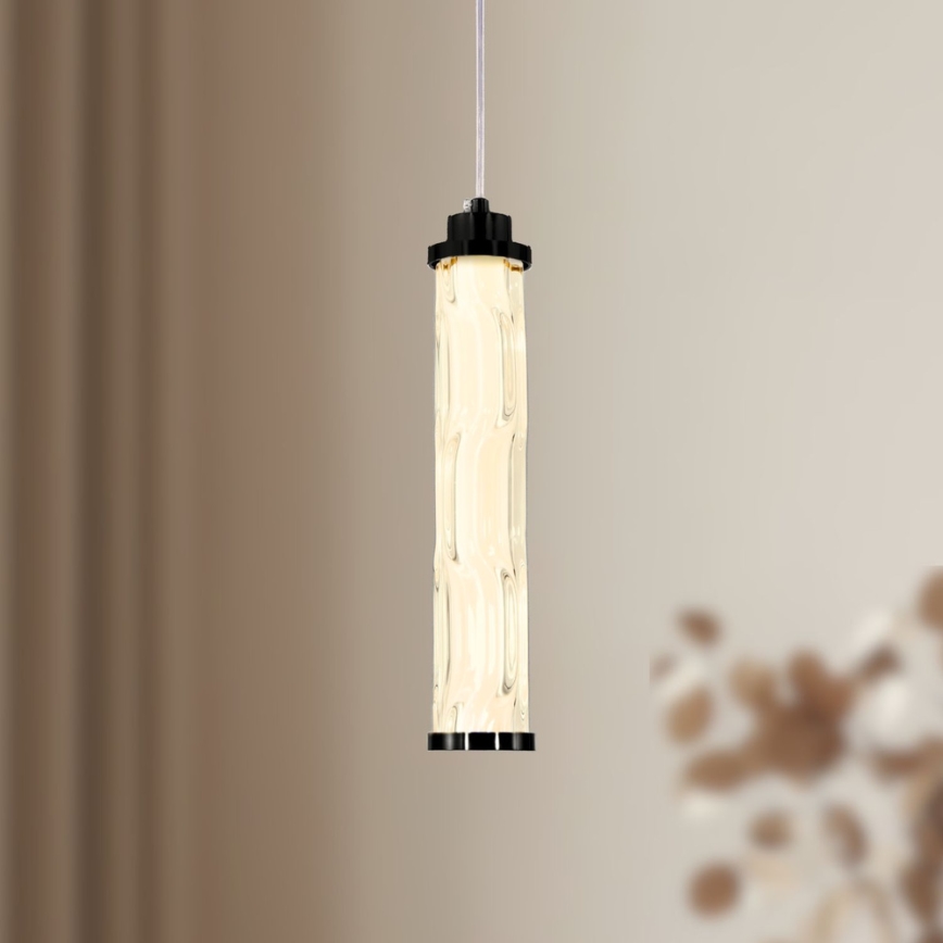 Κρεμαστό LED φωτιστικό σε καλώδιο CORTE LED/10W/230V μαύρο