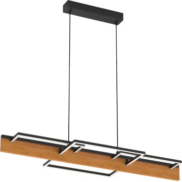 Κρεμαστό LED φωτιστικό σε καλώδιο LARYSA LED/35W/230V από πεύκο