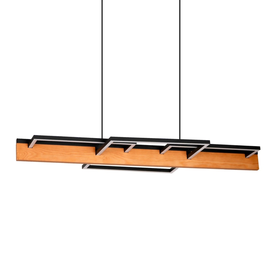 Κρεμαστό LED φωτιστικό σε καλώδιο LARYSA LED/35W/230V από πεύκο