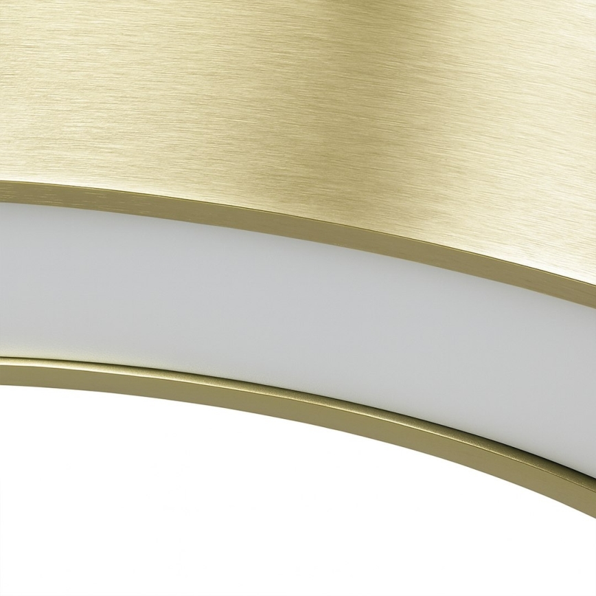 Κρεμαστό LED φωτιστικό σε σύρμα UNION LED/40W/230V 3000/4000/6500K διάμ. 40 cm χρυσό