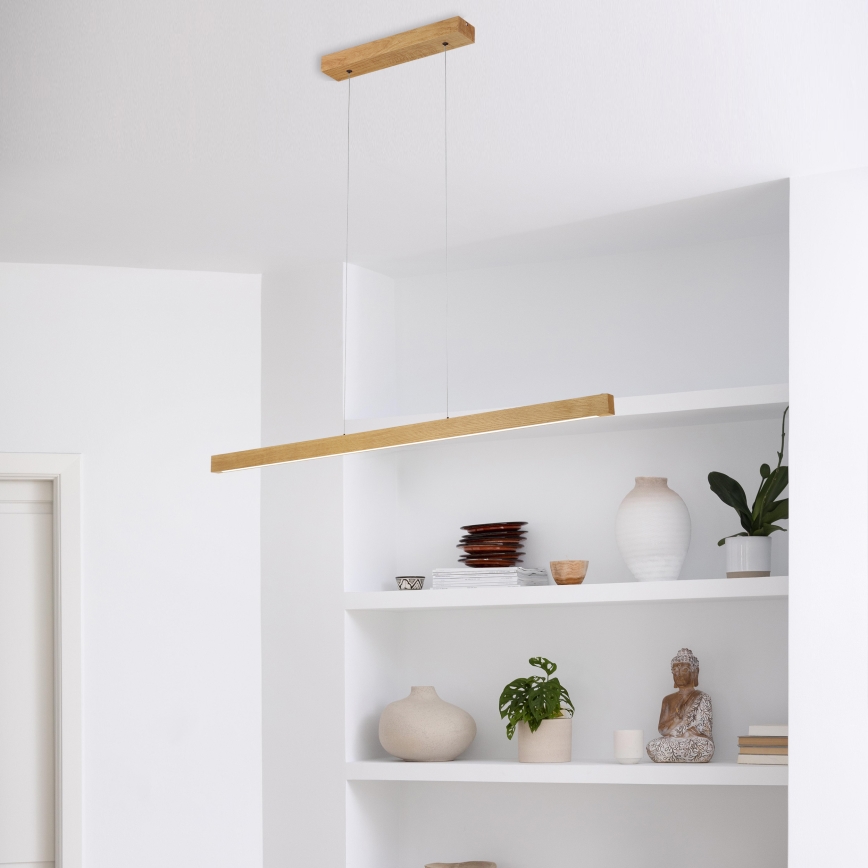 Κρεμαστό LED φωτιστικό με καλώδιο VERDE LED/18W/230V 3000K 106 cm δρυς