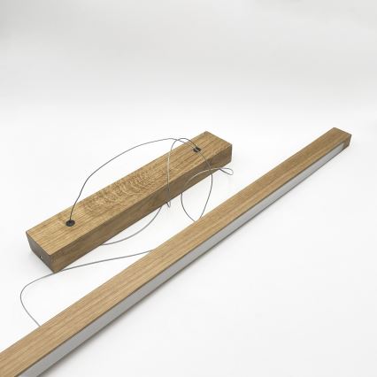 Κρεμαστό LED φωτιστικό με καλώδιο VERDE LED/18W/230V 3000K 106 cm δρυς