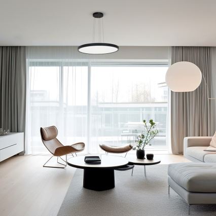 Κρεμαστό σύστημα για φωτιστικά MAQ 32W/40W 1μ μαύρο