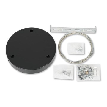 Κρεμαστό σύστημα για φωτιστικά MAQ 32W/40W 1μ μαύρο