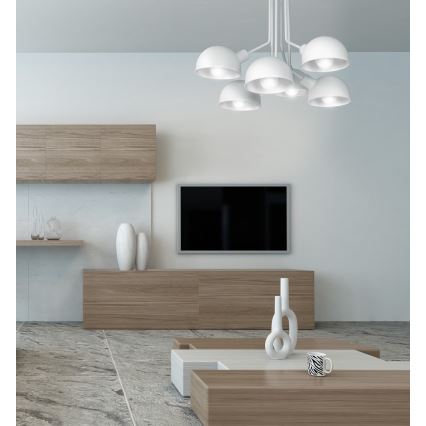 Κρεμαστός πολυέλαιος DEVIN 6xE27/60W/230V