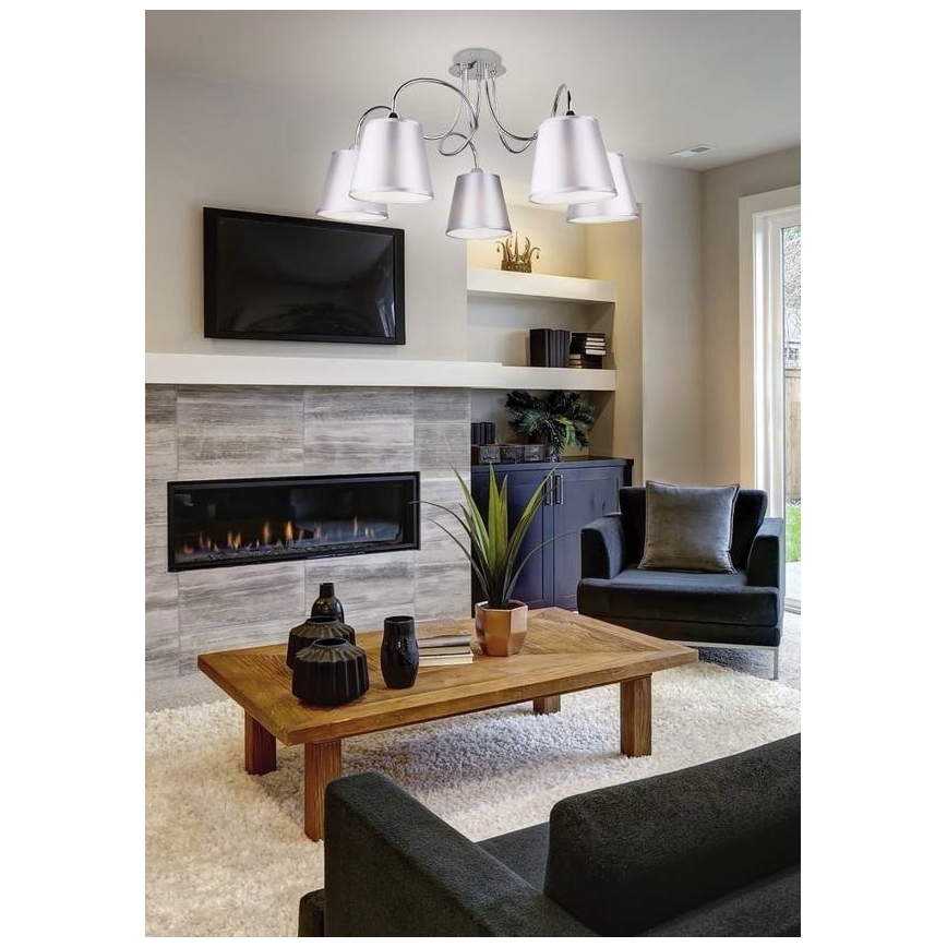 Κρεμαστός πολυέλαιος LUK 5xE14/40W/230V