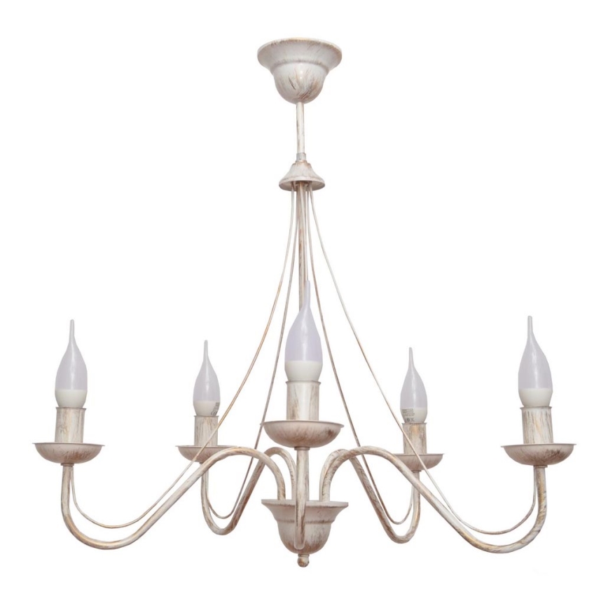 Κρεμαστός πολυέλαιος MALBO III 5xE14/10W/230V