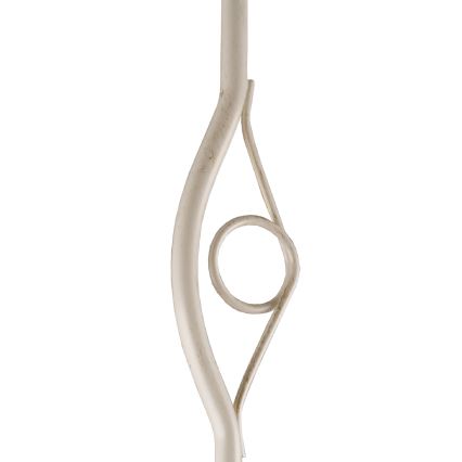 Κρεμαστός πολυέλαιος RETRO II 1xE27/60W/230V λευκή πατίνα