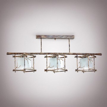 Κρεμαστός πολυέλαιος SAVANNAH KUBO 3xE27/40W/230V φως