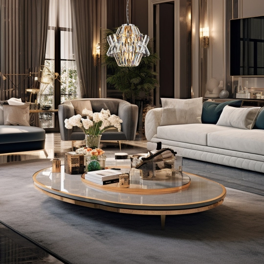 Κρυστάλλινο κρεμαστό φωτιστικό οροφής  CROWN 4xE14/40W/230V γυαλιστερό χρώμιο