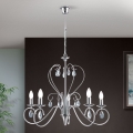 Κρυστάλλινο πολύφωτο με αλυσίδα ALESSIA 5xE14/40W/230V γυαλιστερό χρώμιο