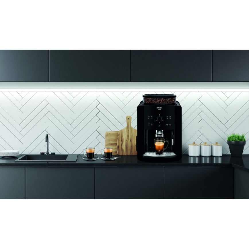 Krups - Αυτόματη καφετιέρα ARABICA 1450W/230V μαύρο