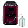 Krups - Αυτόματη καφετιέρα με κανάτα γάλακτος ESSENTIAL 1450W/230V κόκκινο