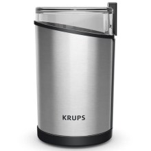 Krups - Electric καφές bean grinder 85g FAST-TOUCH 200W/230V χρώμιο