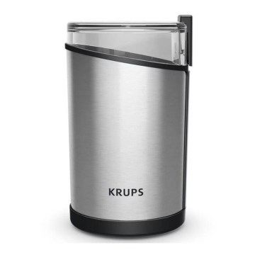 Krups - Hλεκτρικός μύλος καφέ 85g FAST-TOUCH 200W/230V ματ χρώμιο