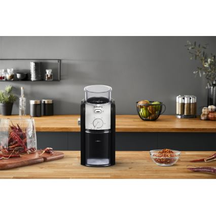Krups - Hλεκτρικός μύλος καφέ 110W/230V ανοξείδωτο ατσάλι/μαύρο