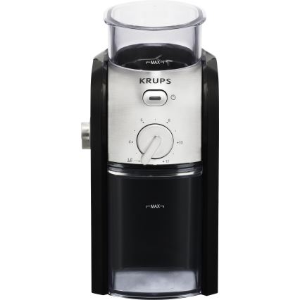 Krups - Hλεκτρικός μύλος καφέ 110W/230V ανοξείδωτο ατσάλι/μαύρο