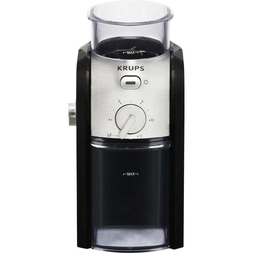 Krups - Hλεκτρικός μύλος καφέ 110W/230V ανοξείδωτο ατσάλι/μαύρο