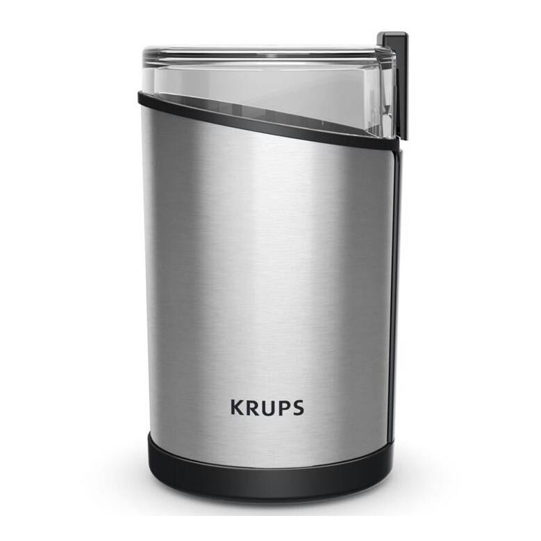 Krups - Hλεκτρικός μύλος καφέ 85g FAST-TOUCH 200W/230V ματ χρώμιο