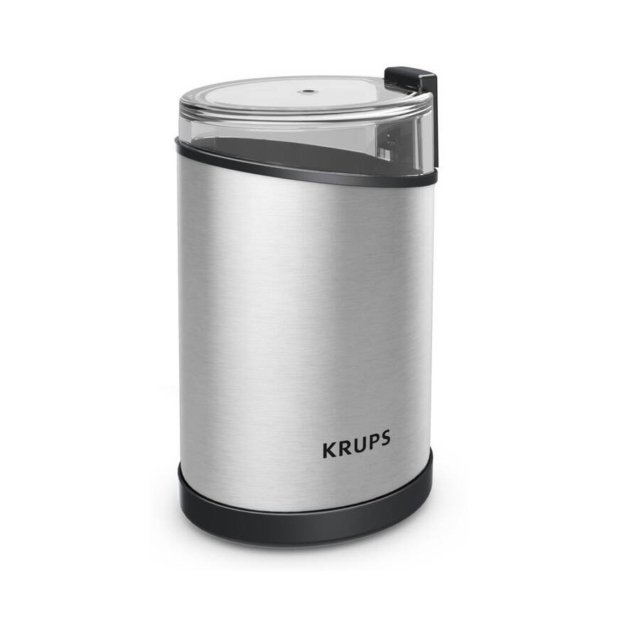 Krups - Hλεκτρικός μύλος καφέ 85g FAST-TOUCH 200W/230V ματ χρώμιο