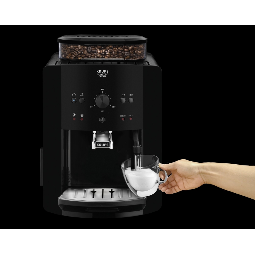 Krups - Αυτόματη καφετιέρα ARABICA 1450W/230V μαύρο