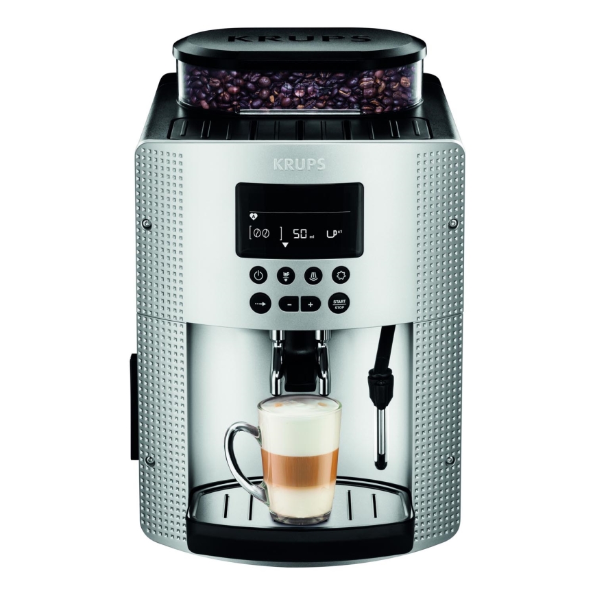 Krups - Αυτόματη καφετιέρα ESSENTIAL 1450W/230V ασημί