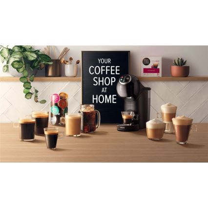 Krups - Καφετιέρα για κάψουλες NESCAFÉ DOLCE GUSTO GENIO S 1500W ανθρακί
