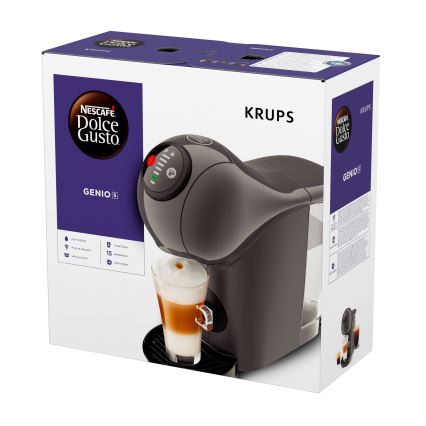 Krups - Καφετιέρα για κάψουλες NESCAFÉ DOLCE GUSTO GENIO S 1500W ανθρακί