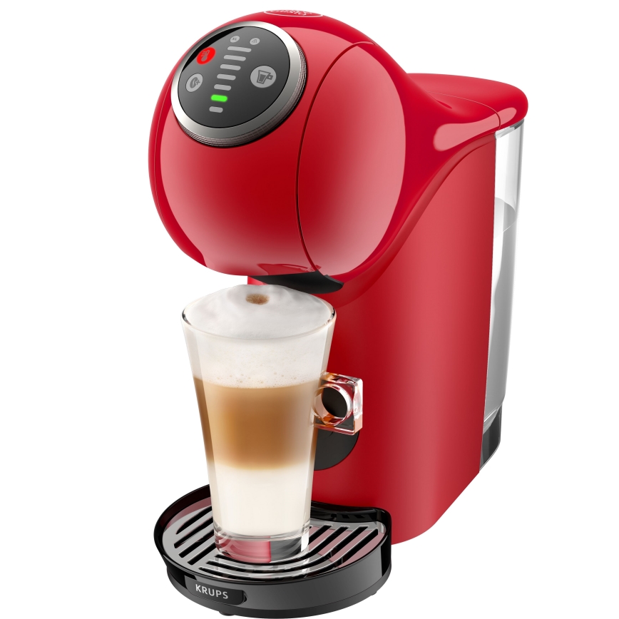 Krups - Καφετιέρα για κάψουλες NESCAFÉ DOLCE GUSTO GENIO S PLUS 1500W κόκκινο
