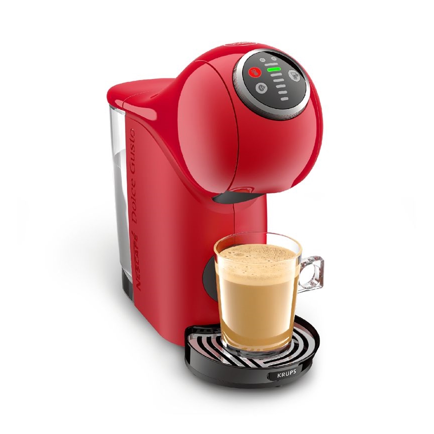Krups - Καφετιέρα για κάψουλες NESCAFÉ DOLCE GUSTO GENIO S PLUS 1500W κόκκινο