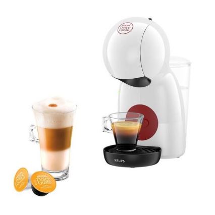 Krups - Καφετιέρα για κάψουλες NESCAFÉ DOLCE GUSTO PICCOLO XS 1600W λευκό