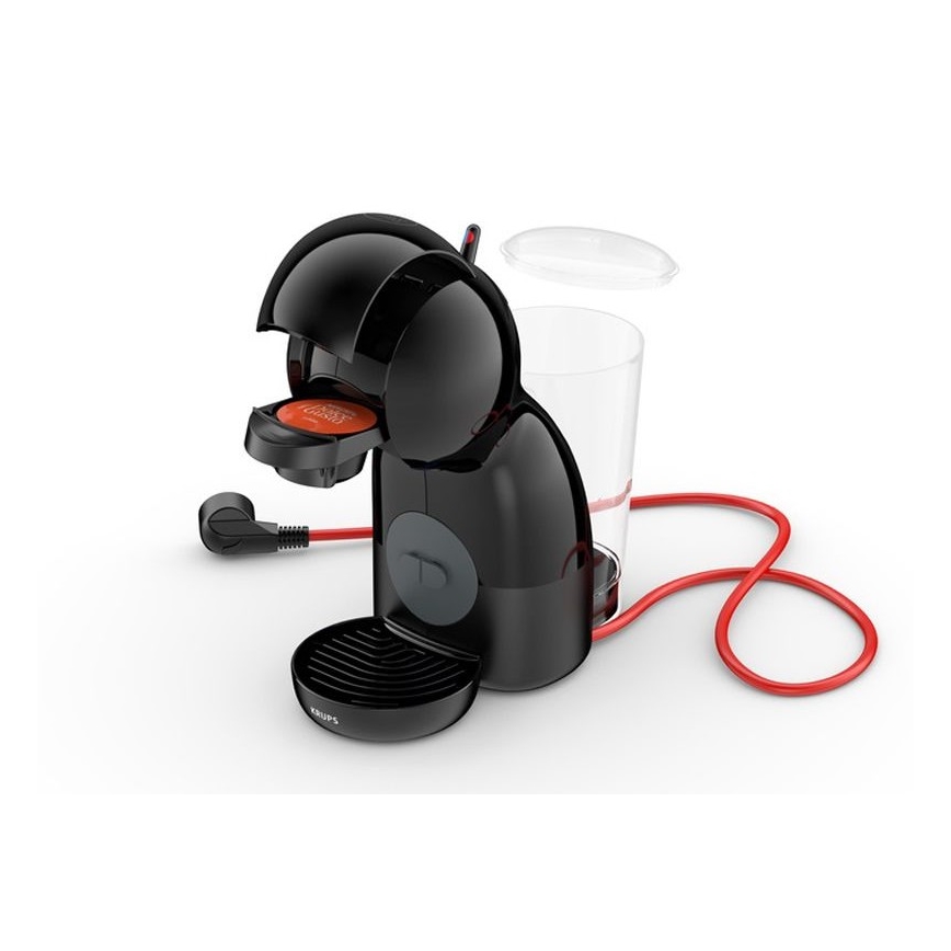 Krups - Καφετιέρα για κάψουλες NESCAFÉ DOLCE GUSTO PICCOLO XS 1600W μαύρο