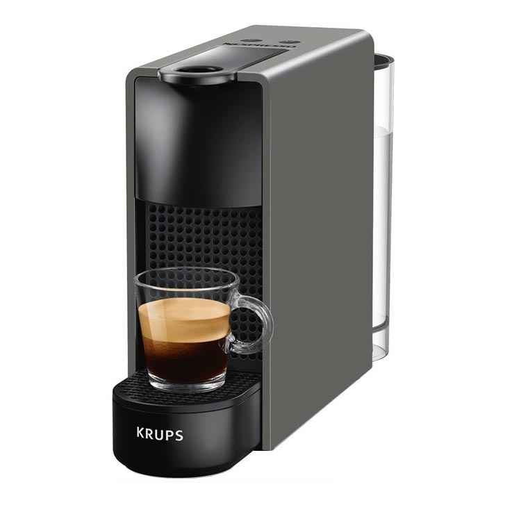 Krups - Καφετιέρα για κάψουλες NESPRESSO Essenza mini 1310W/230V γκρι