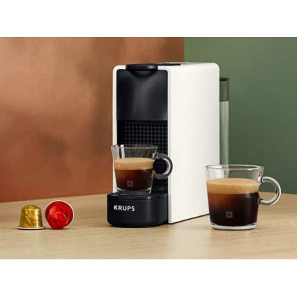 Krups - Καφετιέρα για κάψουλες NESPRESSO Essenza mini 1310W/230V λευκό